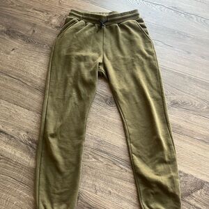 Olive Green Kids Sweatpants